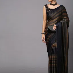 Anouk Striped Saree-image-54