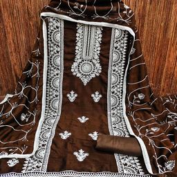 MANVAA Embroidered Unstitched Dress Material-image-91