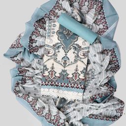 SALWAR STUDIO Printed Pure Cotton Unstitched Dress Material-image-32