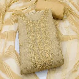 Lilots Embroidered Unstitched Dress Material-picture-40
