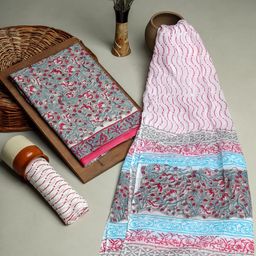 Kishori Sarees Floral Printed Pure Cotton Unstitched Dress Material-image-80