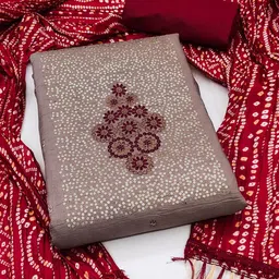 MANVAA Embroidered Sequinned Unstitched Dress Material-image-45