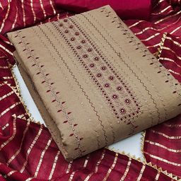 MANVAA Embroidered Unstitched Dress Material-image-38