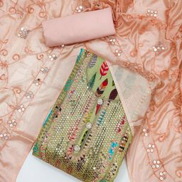 KALINI Embroidered Unstitched Dress Material-image-31