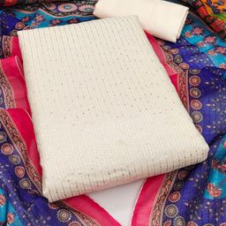KALINI Embroidered Unstitched Dress Material-image-86
