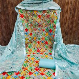 KALINI Embroidered Unstitched Dress Material-image-101