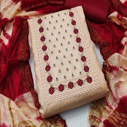 Lilots Unstitched Embroidered Dress Material-image-66