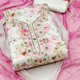 KIMISHA Printed Unstitched Dress Material-image-69