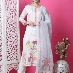 Stylee LIFESTYLE Floral Printed Unstitched Dress Material-image-85