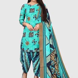 KALINI Ethnic Motifs Printed Unstitched Dress Material-image-58