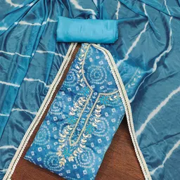KALINI Printed Unstitched Dress Material-image-82