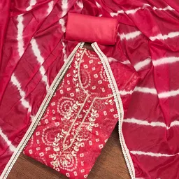 KALINI Printed Unstitched Dress Material-image-94