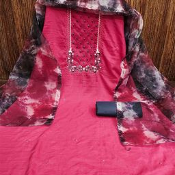 KALINI Embroidered Unstitched Dress Material-image-62