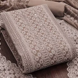 KALINI Embroidered Unstitched Dress Material-picture-12