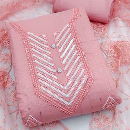 Sidhidata Embroidered Unstitched Dress Material-picture-33