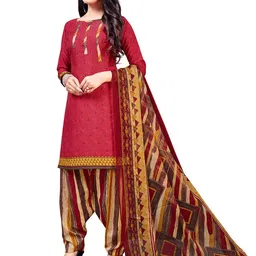 MANVAA Abstract Printed Unstitched Dress Material-image-7