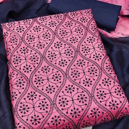 MANVAA Ethnic Motifs Embroidered Pure Silk Unstitched Dress Material-image-52
