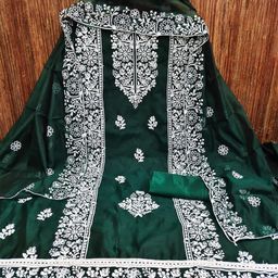 LeeliPeeri Designer Floral Embroidered Unstitched Dress Material-image-74