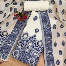 LeeliPeeri Designer Unstitched Dress Material-picture-12