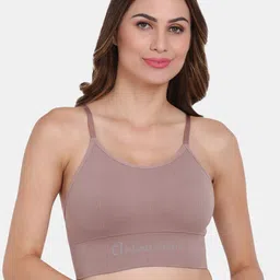 Amour Secret Mauve Removable Lightly Padded Sports Bra-image-60