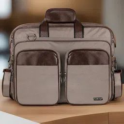 LOREM Unisex Textured Messenger Bag-47