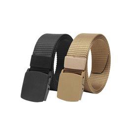 ZORO Men Pack Of 2 Textured Slider Plastic And Anti Allergy Buckle Canvas Wide Belts-picture-34