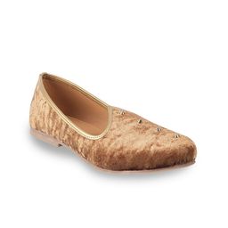 Mochi Men Brown Textured Mojaris-image-30