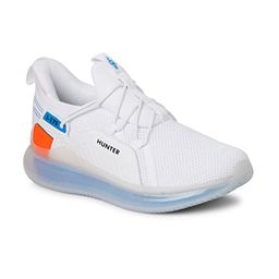 JQR Men HUNTER White Mesh Running Shoes-0