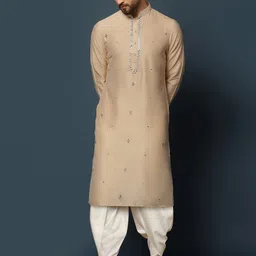 KISAH Regular Mirror Work Kurta With Dhoti Pants-picture-33