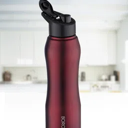 BOROSIL Grip n Sip Leakproof BPA Free Stainless Steel Water Bottle 750ml-picture-13