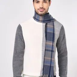 BYFORD by Pantaloons Men Checked Acrylic Mufflers-image-65