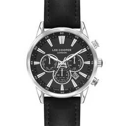 Lee Cooper Men Brass Leather Straps Analogue Multi Function Watch LC07506 351-image-79