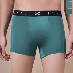 Masch Sports Pack Of 3 Antimicrobial TrunksTRK-3-SOL-EI-GRN-GRN-GRN-image-67