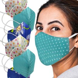 PRIVIU Pack Of 6 Printed N95 Masks-24