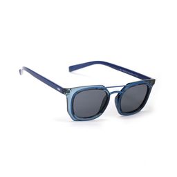 ENRICO Unisex Grey Lens & Blue Polarised Wayfarer Sunglasses EN E 3012 C2-Grey-14
