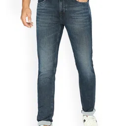 Lawman pg3 Men Mid Rise Light Fade Whiskers and Chevrons Cotton Slim Fit Jeans-image-13