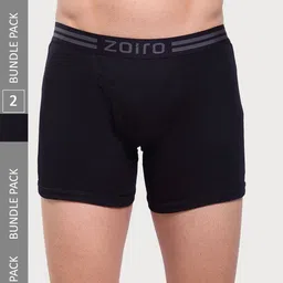 Zoiro Pack Of 2 Logo Printed Detail Trunks-picture-55