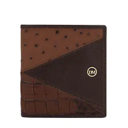 Da Milano Men Textured Leather Two Fold Wallet-11