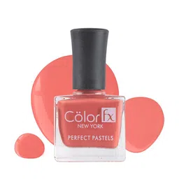 Color Fx New York Perfect Pastels Long-Lasting Glossy Finish Nail Enamel 9 ml-Burnt Orange 165-17