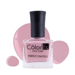 Color Fx New York Perfect Pastels Long-Lasting Glossy Finish Nail Enamel 9 ml-Flamingo Pink 171-40