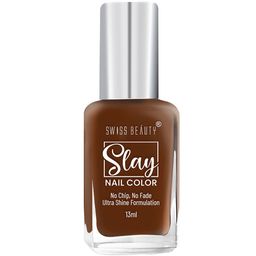 SWISS BEAUTY Slay Quick-Dry Nail Color 13ml - Coffee Break 87-25