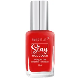 SWISS BEAUTY Slay Quick-Dry Nail Color 13ml - Pop Of Red 94-image-20