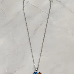 EL REGALO Girls Silver-Plated Disney Necklace-56