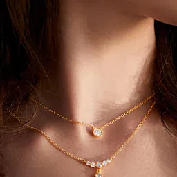 AIKA BY MINUTIAE Brass Gold-Plated Layered Necklace-63