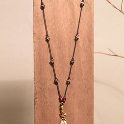 AAKRITI ART CREATIONS Unisex Brass-Plated Beaded Necklace-image-26