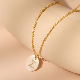 AQUASTREET 18K Gold-Plated Initial Letter Z Necklace-image-69