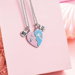 EL REGALO Girls Unicorn BFF Necklace-47