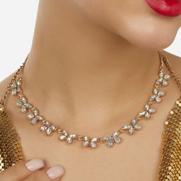 Zaveri Pearls Gold-Plated Stones Studded Necklace-48