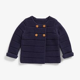 mothercare Boys Navy Blue Solid Cardigan-image-69