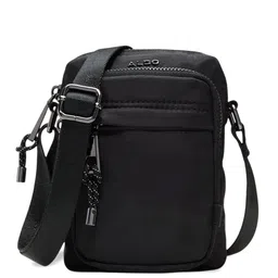 ALDO Men Solid Structured Sling Bag-19